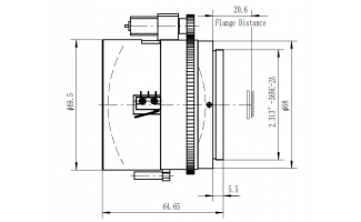 60mm f/1.0 Motorized Lenses for LWIR Thermal Imaging